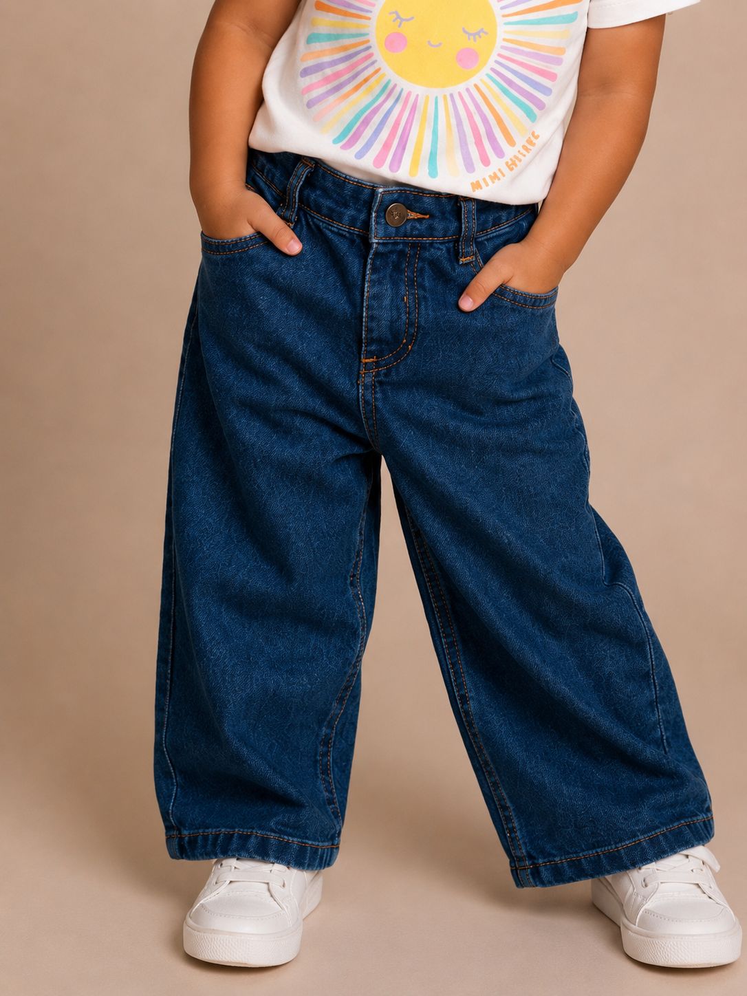 Calça Leona infantil em jeans com 3 modelos exclusivos