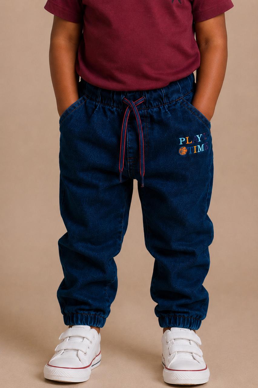 Calça Street infantil com 3 modelos exclusivos